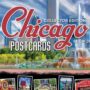 Chicago Postkarten | 20er Set | 4x6