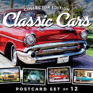 Classic Car Postcards | Set of 12 | 4x6