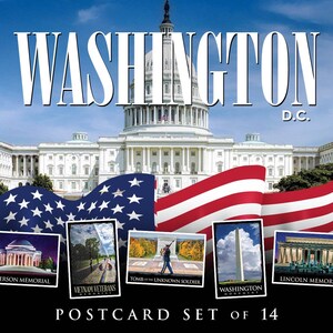 Washington D.C. Postkarten | 14er Set | 4x6