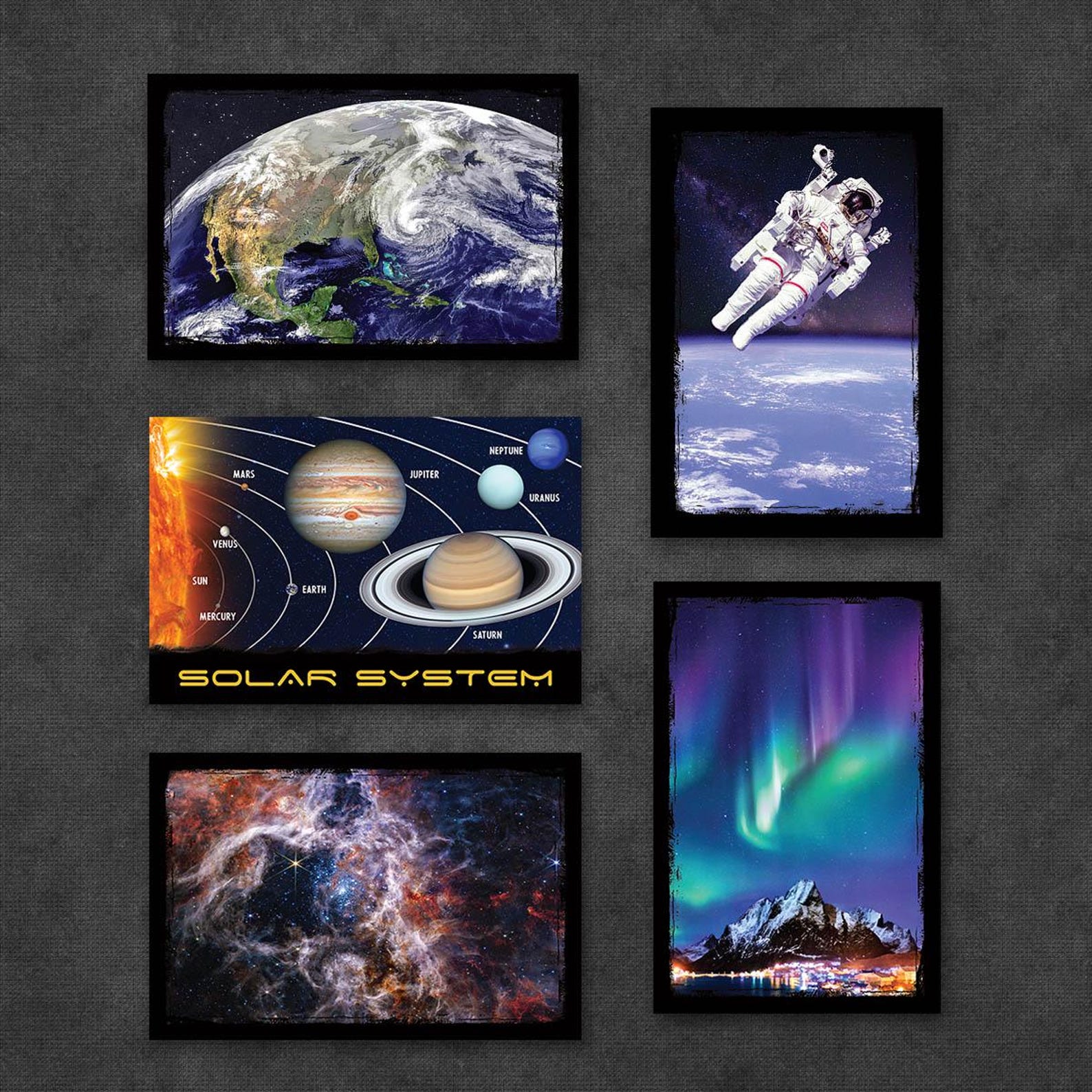 Spaceman Postcards Outer Space Postcards | Set of 16 | 4x6 - Etsy