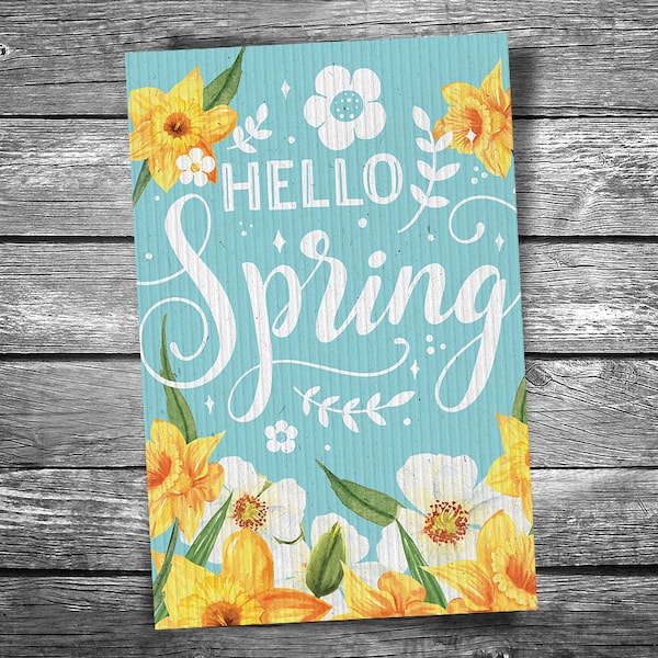 Hello Spring Postcard | 4x6