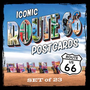 Postales de la Ruta 66 / Juego de 23 / 4x6