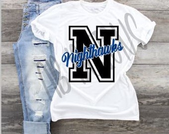 Nighthawks Mascot SVG Nighthawks School SVG