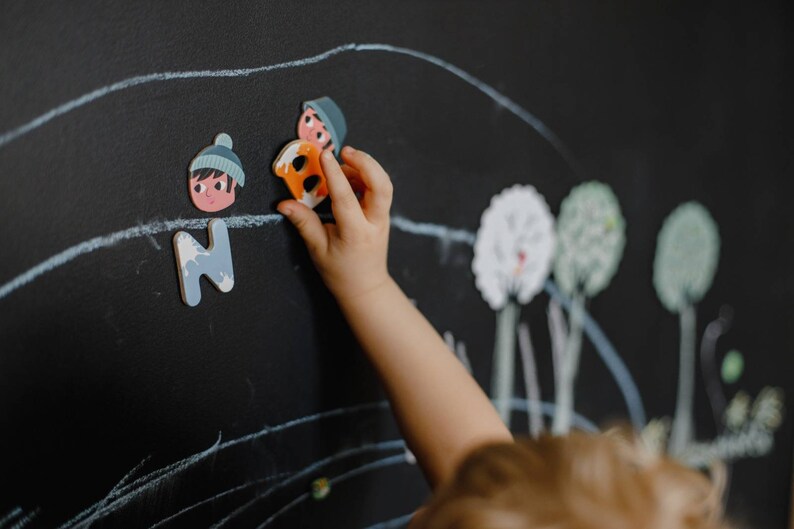 50x100cm/20x39 Chalkboard House With Wooden Etsy