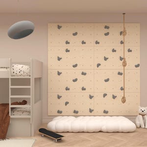 Indoor Rock Climbing Wall Panels, Montessori Toddler Playroom Climber