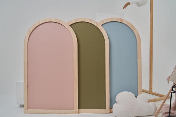 Arch Magnetic Chalkboard for Kids, Wooden Magnetic Board, Kids Drawing Board