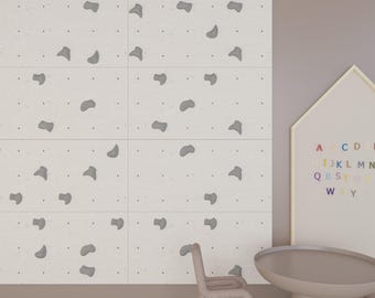 Indoor rock climbing wall panels for toddler, inside bouldering wall,  montessori climber, kids active playroom climbing wall
