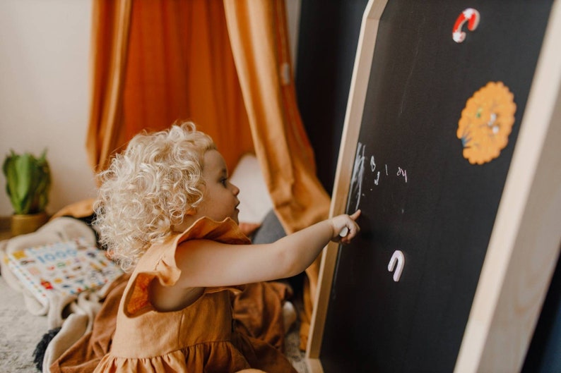 50x100cm/20x39 Chalkboard House With Wooden Etsy