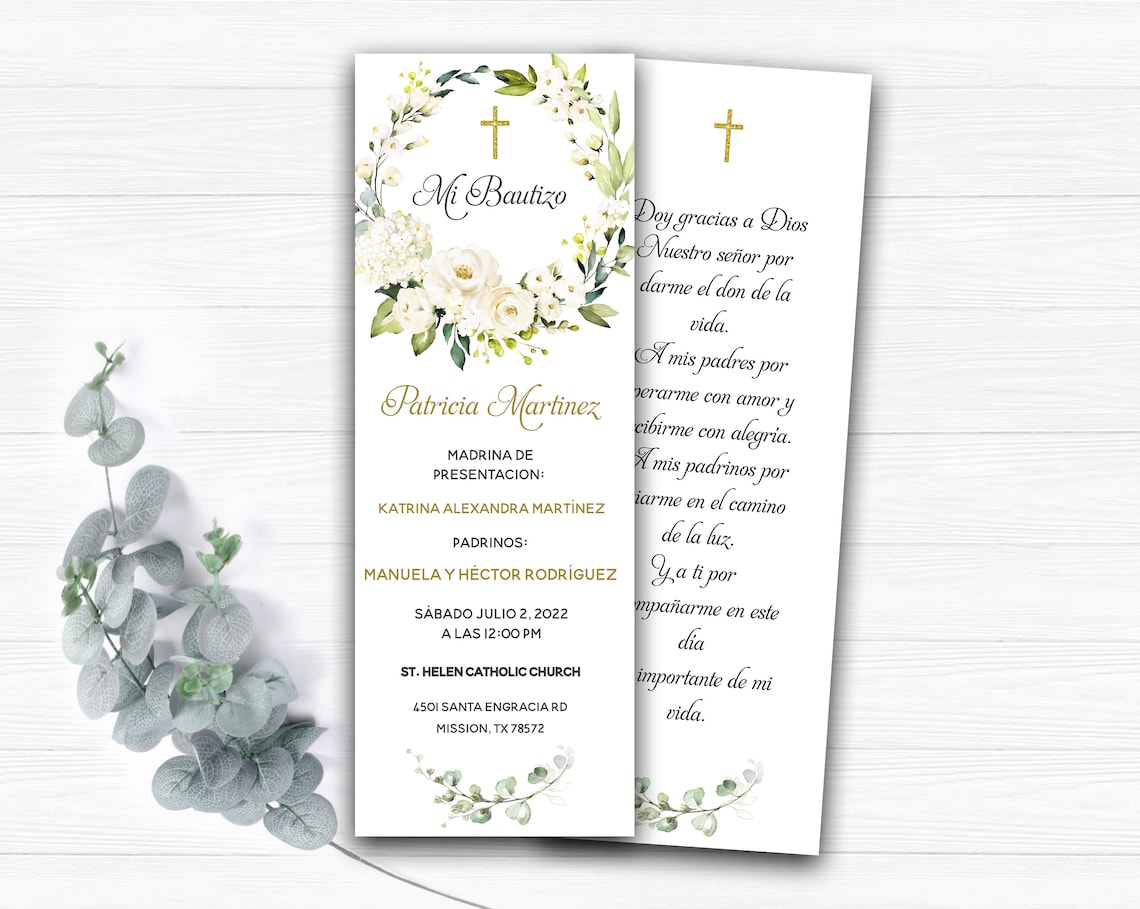 Recuerdos De Bautizo Lámina Recuerdo De Bautizo Bautismo De Jesús