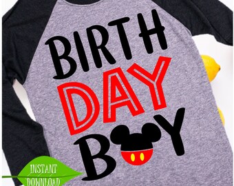 Mickey mouse birthday svg | Etsy