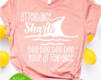 Download Teacher Shark svg doo doo doo doo your work | Etsy