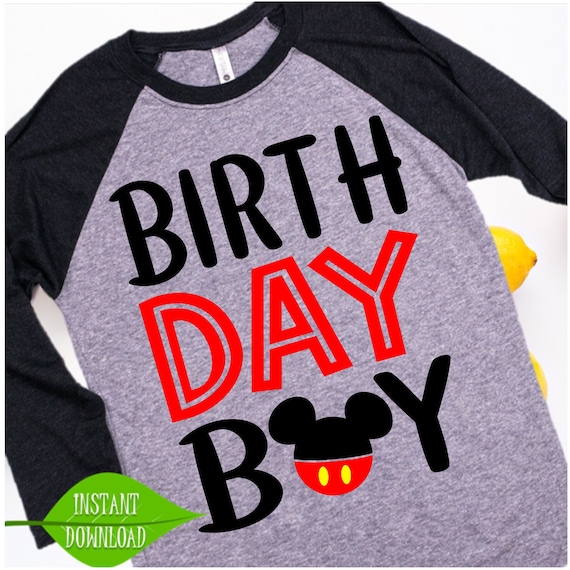 Mickey Mouse Birthday svg Birthday Boy shirt It's my | Etsy