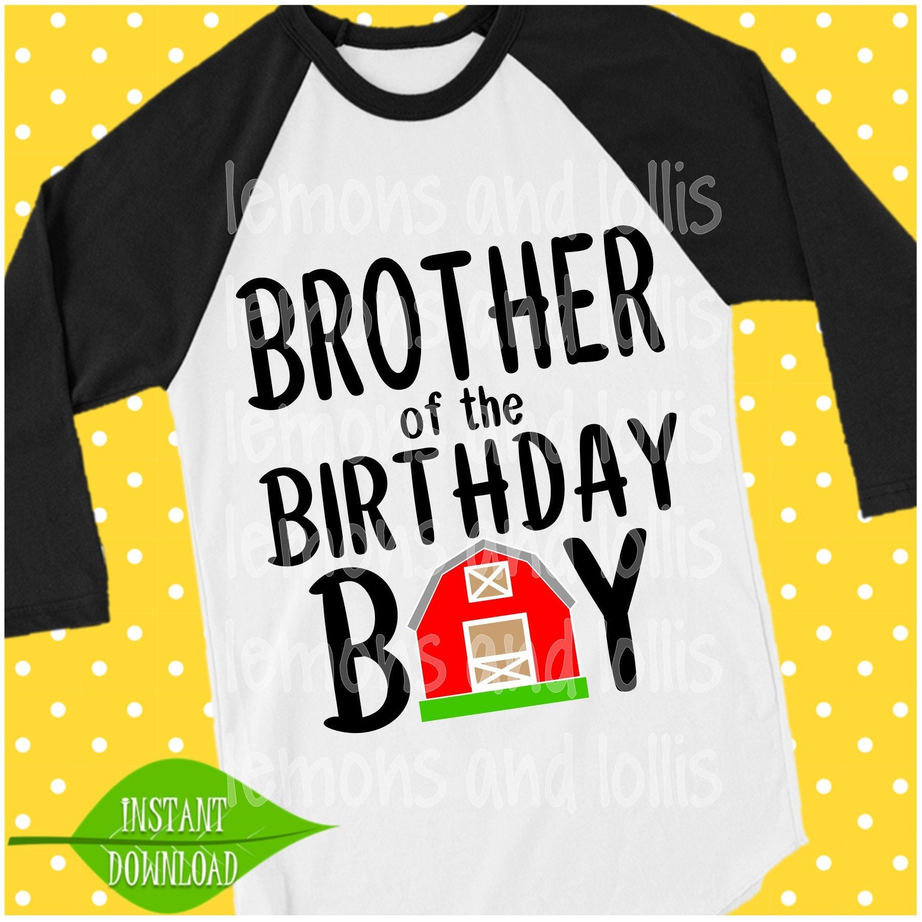 Download Brother of the Birthday Boy with Barn svg John Deere svg ...
