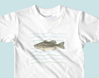 Bass shirt, fish shirt, fishing shirt, bass t shirt, bass shirt, fish shirt for boys, fishing shirt for boys, largemouth bass shirt, fishing