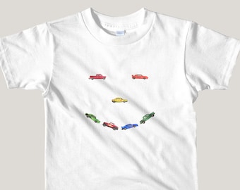 Matchbox cars, car shirt, car t shirt, kids car shirt, car shirt for boy, smiley face shirt, matchbox car shirt, boys car tshirt, car tshirt