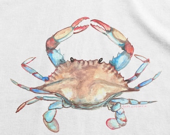 Crab shirt, crab shirt boy, crab tshirt, crab t shirt, blue crab shirt, blue crab shirt boy, beach t shirt, blue crab t shirt, kids t shirt
