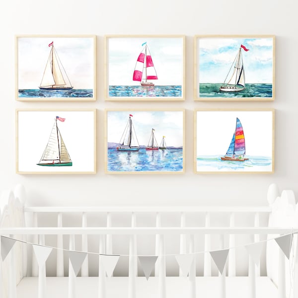 Sailboat Nursery - Etsy