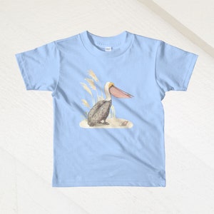 Pelican shirt, pelican t-shirt, beach shirts for kids, beach shirts for toddler, Florida shirt, wildlife shirt kids, Florida shirts for kids