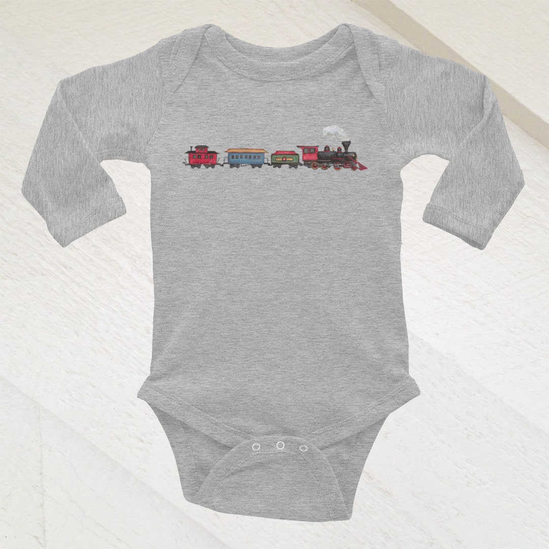 Train Baby Bodysuit Train Baby Clothes Train Baby Outfit Etsy