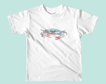 Crab shirt, toddler crab shirt, beach toddler shirt, crab shirt for toddlers, crab t shirt, crab tshirt, crab t-shirt, kids beach shirt