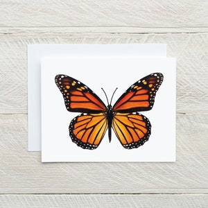 Monarch Butterfly Notecards, Monarch Stationery, Set of 8 Cards With ...
