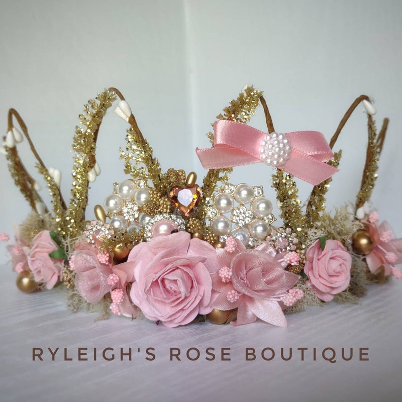 Enchanting Floral Fairy Crown