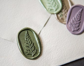 Luxury Self Adhesive Wax Seals - Fern