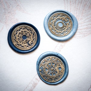 Luxury Self Adhesive Wax Seals - Celestial