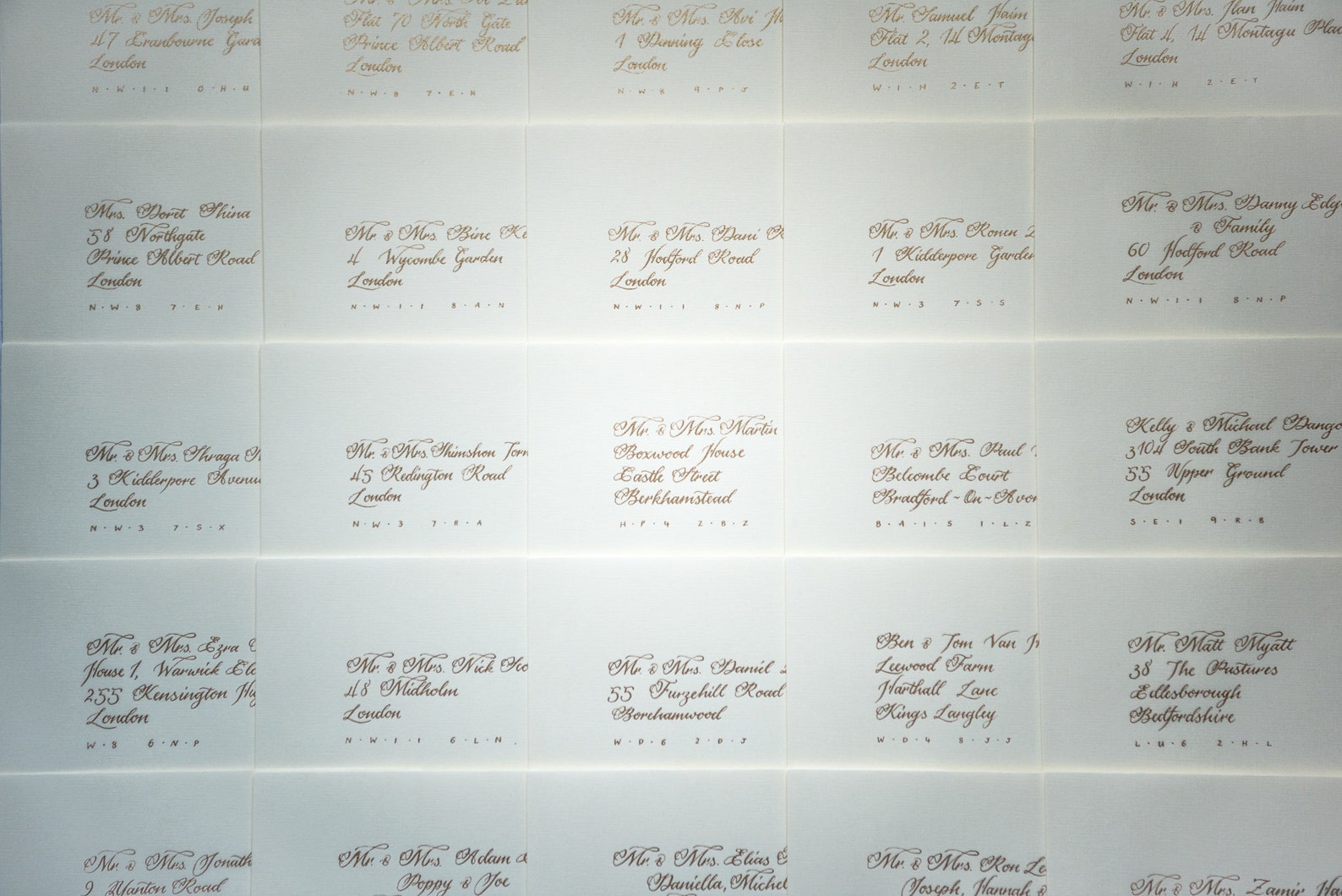 Envelope Addressing Service Hand Lettered Calligraphy Etsy UK