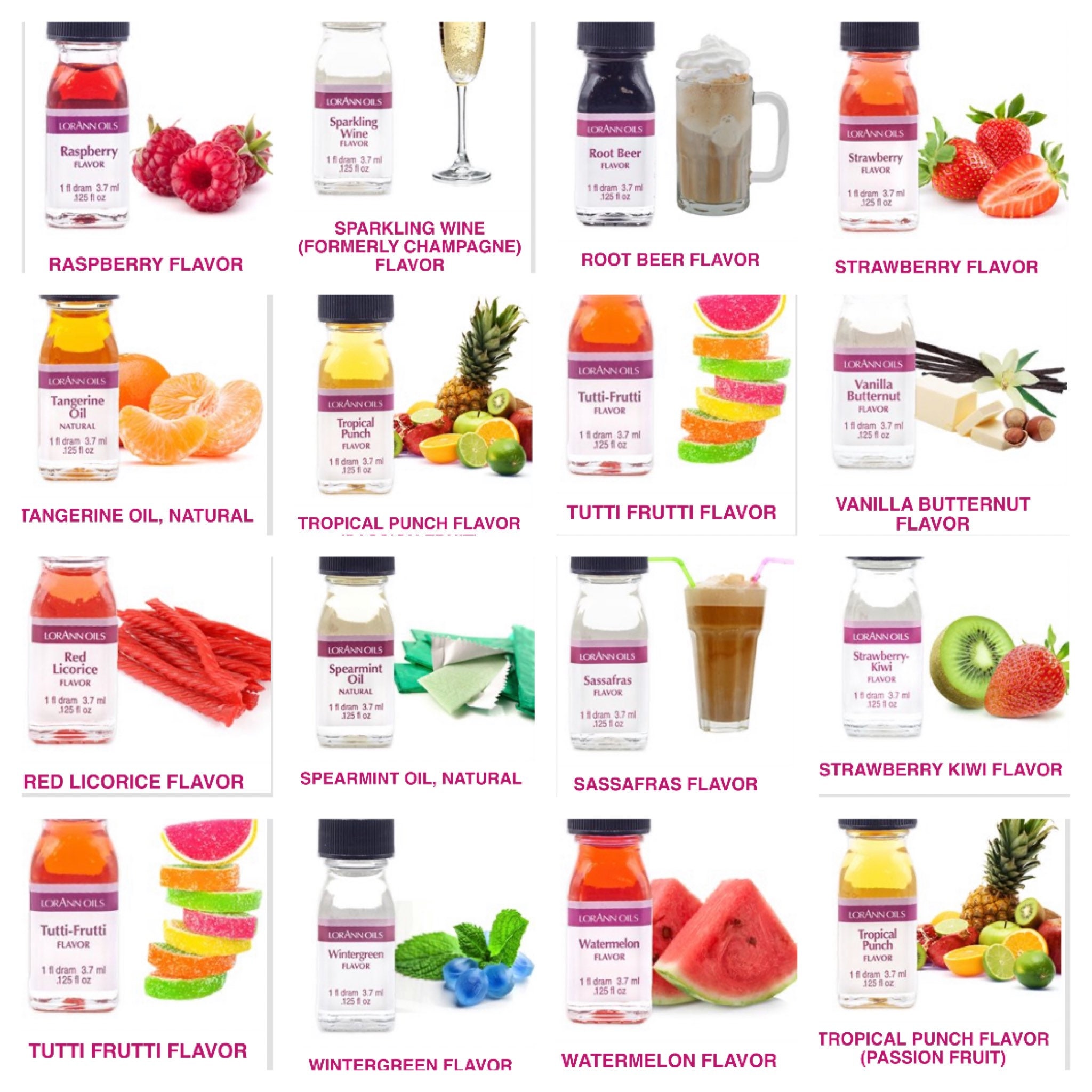 LorAnn 65 Flavoring Oils .125 fl oz 3.7ml Etsy