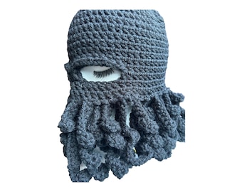 Crochet Octopus Beanie| Mask