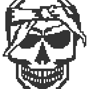 Gangsta Skull Crochet Pattern