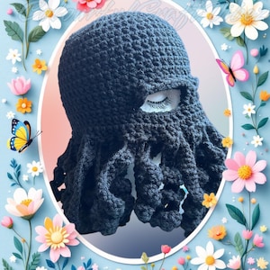 Crochet Octopus Beanie| Mask