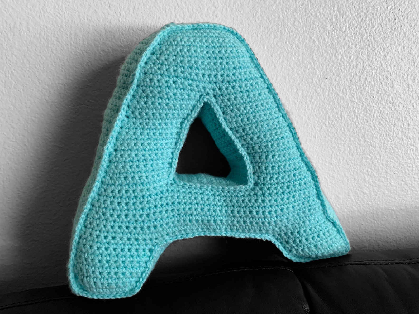 Handmade Letter Pillow Crochet Letter Cushion Etsy