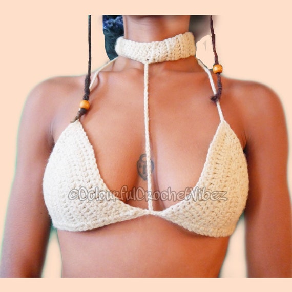 choker bikini top