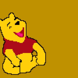 Pooh Bear Blanket PATTERN ONLY