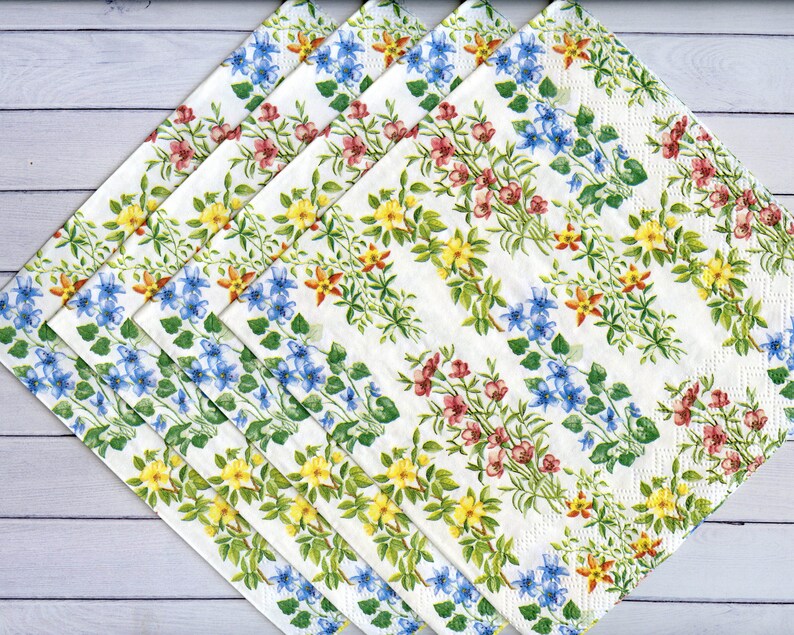 Coffee Trio 4x Paper Napkins Decoupage for Party