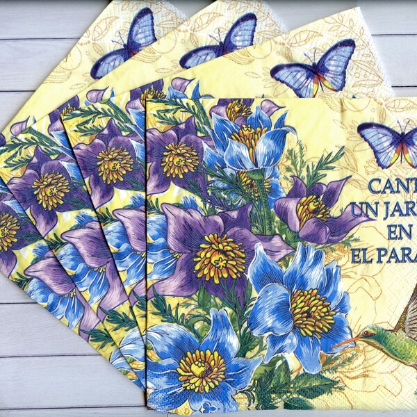 Paper Napkins for Decoupage Etsy