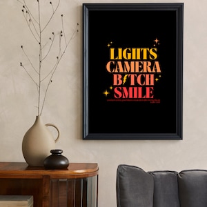 I Can Do It With A Broken Heart Lights Camera Bitch Smile TTPD Kunstdruck Digitaler Download