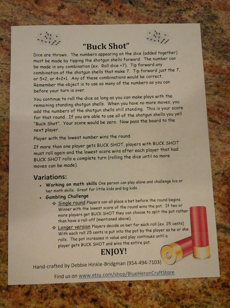 Buckshot Pub GamePine Cones