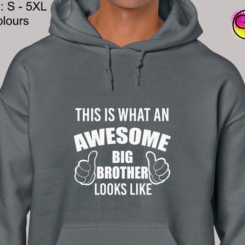 This is What an Awesome Big Brother Looks Like Boys T-shirt - Etsy