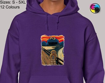 purple monster hoodie