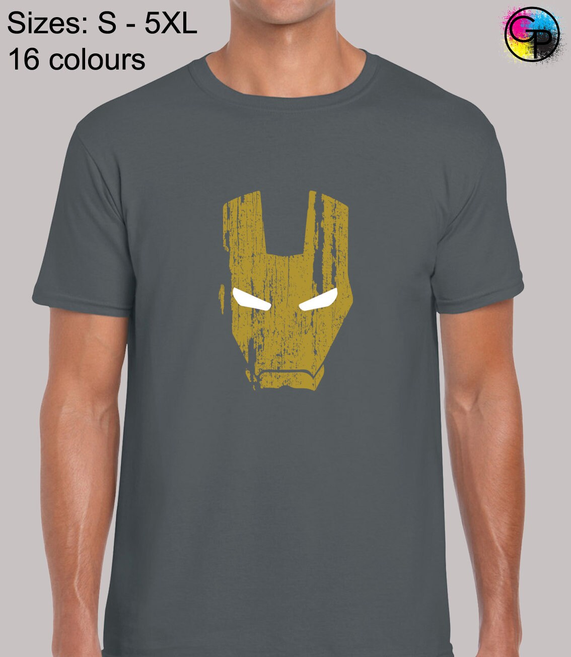 Iron Vintage Mens T Shirt Unisex Funny 