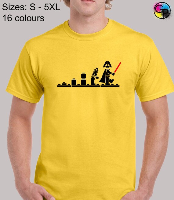 Darth Brick Evolution Mens T Shirt 