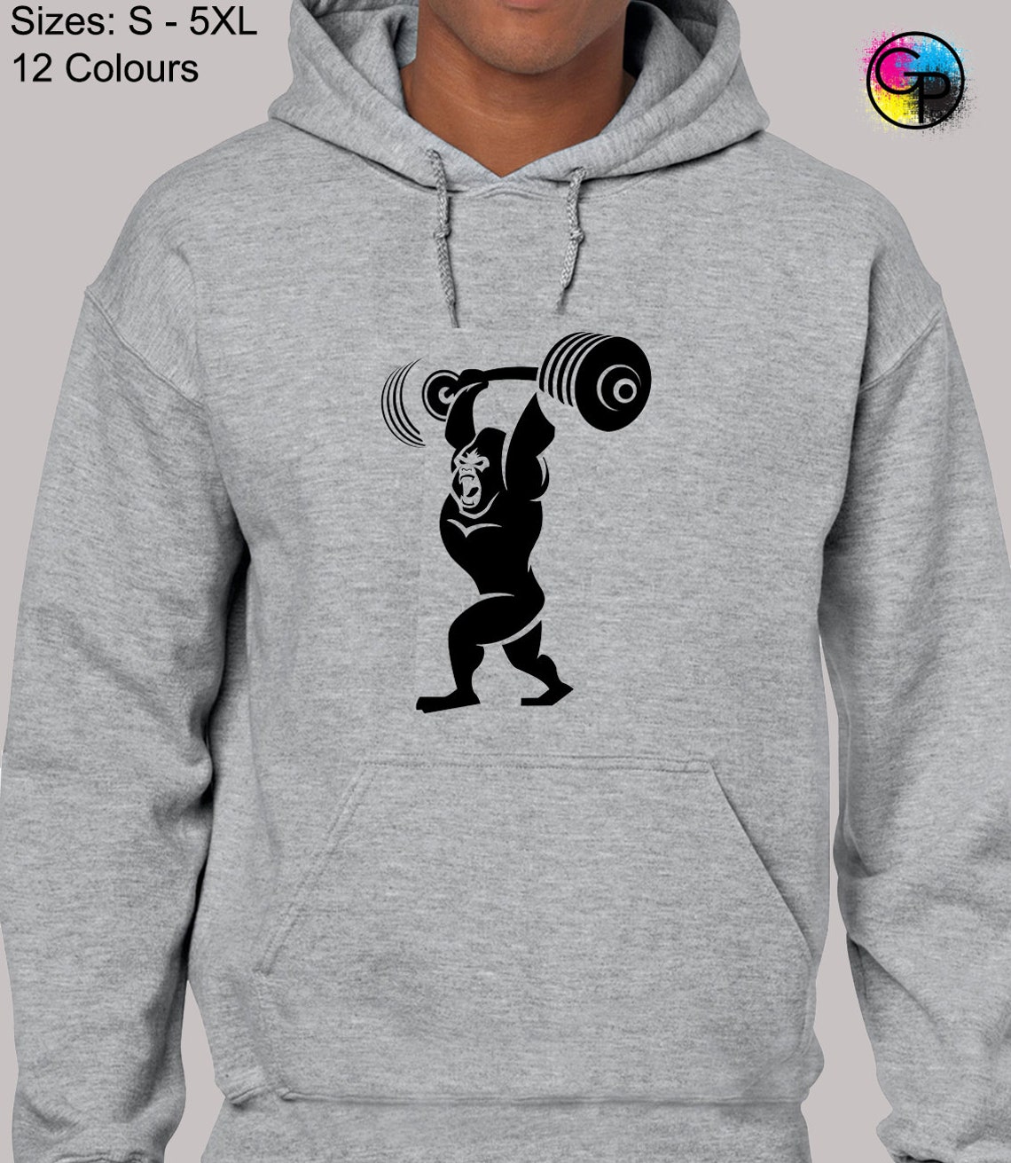 Gorilla Lifting Hoodie Hoody Unisex Funny Gym Workout Crossfit | Etsy