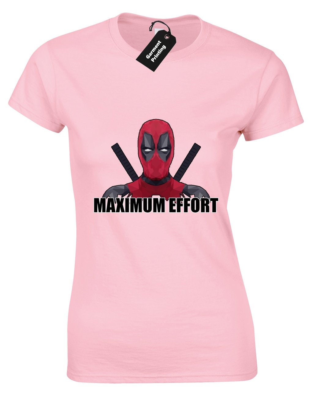 T-shirt Womens Deadpool Funny Superhero 