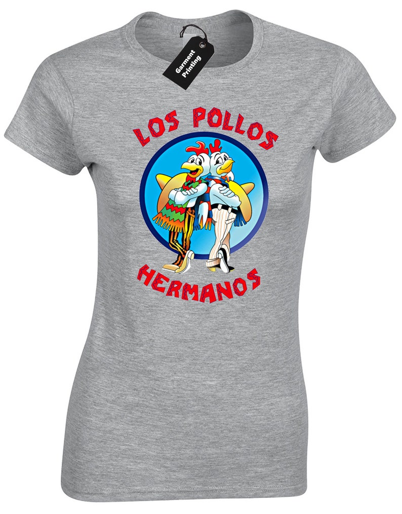Los Pollos Hermanos Ladies T Shirt Womens Funny Breaking Etsy Los Pollos Hermanos Ladies T Shirt Womens Funny Breaking Etsy