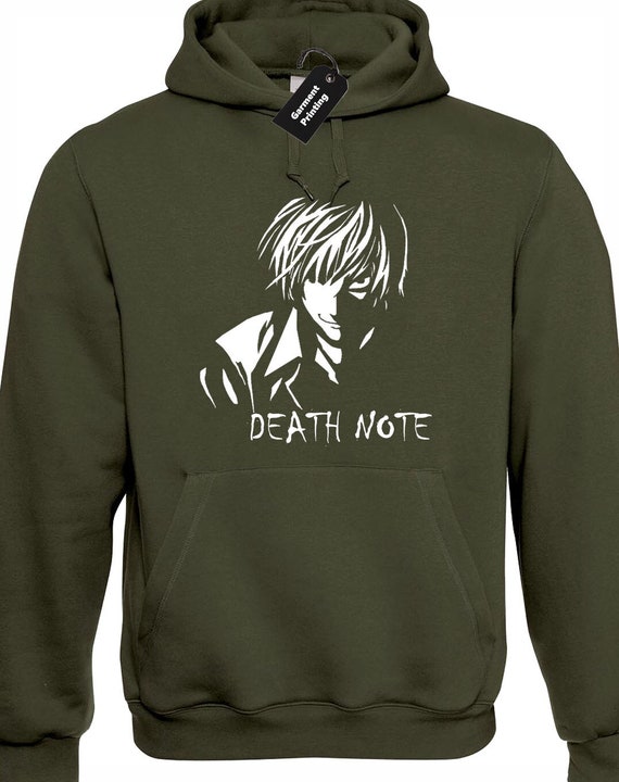 Death Note Hoody Hoodie Unisex Anime Manga Hentai Shinigami Etsy Death Note Hoody Hoodie Unisex Anime Manga Hentai Shinigami Etsy