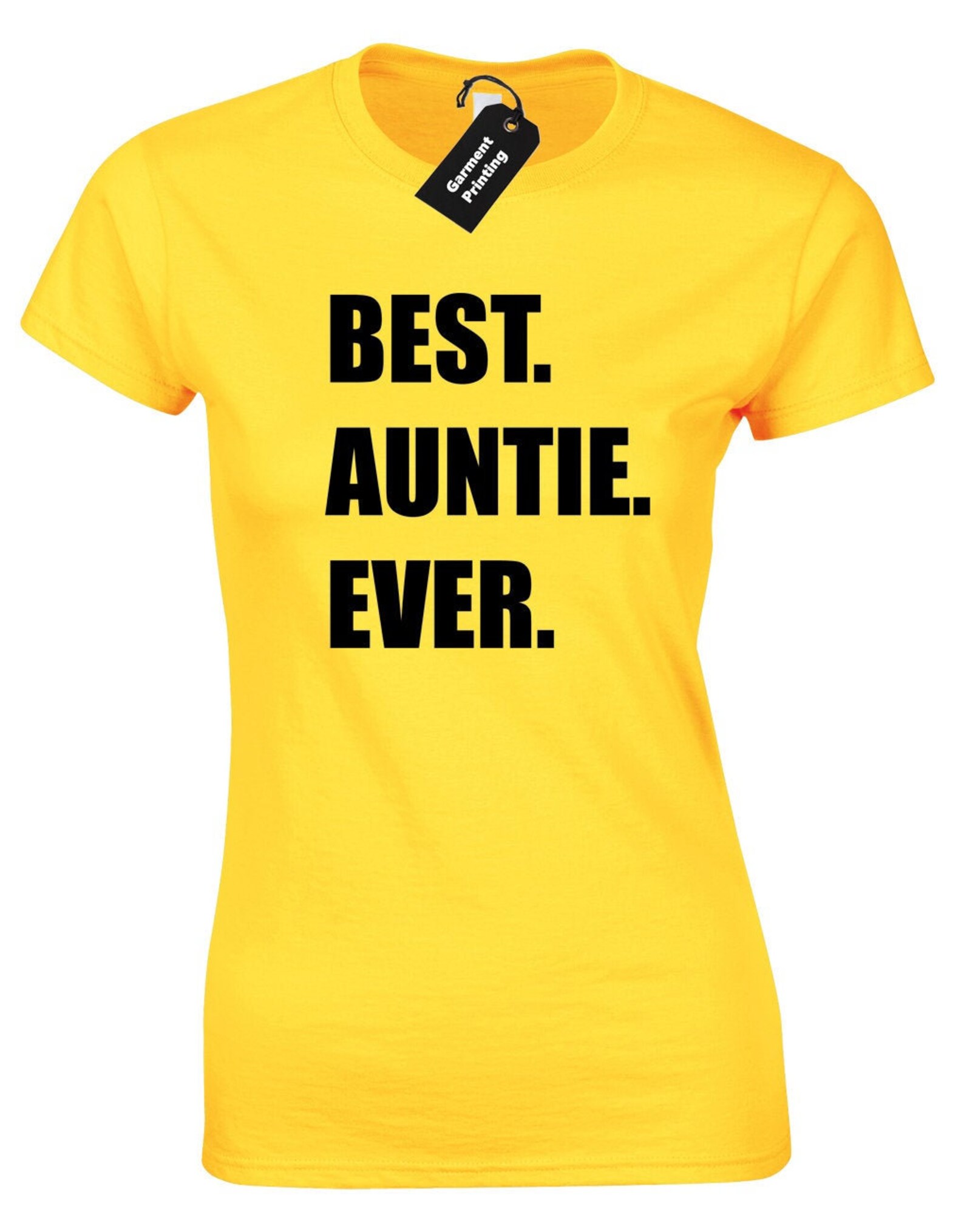 Best Auntie Ever Ladies T-Shirt Womens Funny Printed Slogan | Etsy