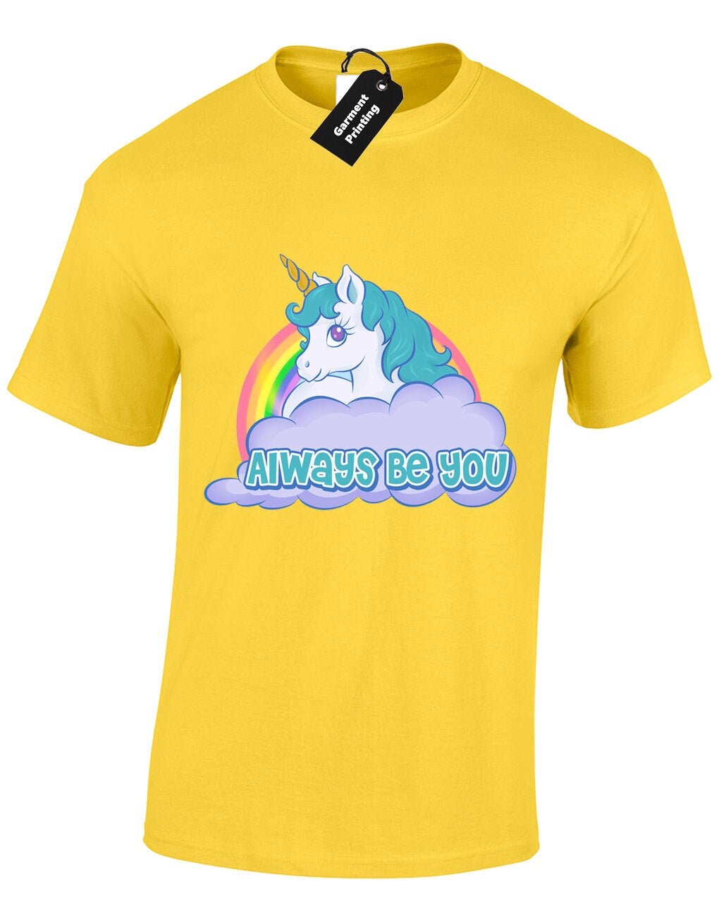 T-shirt Unisex Funny the Unicorn Rock 